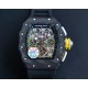 【 RICHARD MILLE 】理查德米勒 RM011-03艺术提升了全新层次,顶级碳纤维壳套 最完美的纹路 最完美的做工 搭载7750大日历 计时 飞返/逆跳多功能ETA7750全自动机械机芯,进口橡胶表带 原装折叠扣,尺寸50X40mm 高端大气上档次 计时腕表,展现着理查品牌的经典内涵,阳光而富有吸引力!全球限量50个7750机 ⚠️请认准独家品质 【 RICHARD MILLE 】理查德米勒 RM011-03艺术提升了全新层次,顶级碳纤维壳套 最完美的纹路 最完美的做工 搭载7750大日历 计时 飞返/逆跳多功能ETA7750全自动机械机芯,进口橡胶表带 原装折叠扣,尺寸50X40mm 高端大气上档次 计时腕表,展现着理查品牌的经典内涵,阳光而富有吸引力!全球限量50个7750机 ⚠️请认准独家品质