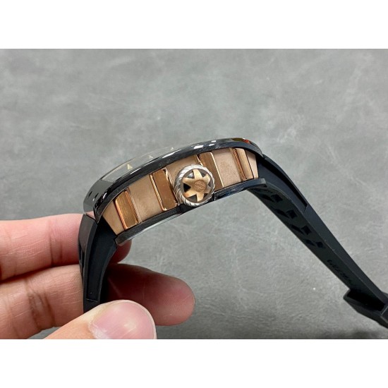 RXW新品一体机摆轮理查德米勒 RM 47 一体机飞轮黑武士腕表惊艳问世，结合卓越的制表工艺 陶瓷腕表