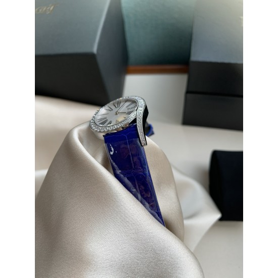 蓝色妖姬。伯爵69Limelight Gala腕表超级版,正品级、腕表尺寸32mm运用一流的壳套打磨工艺,诠释伯爵优雅气质。.采用定制版瑞士石英机芯,续航给力,走时稳健,零返修。镶饰60颗明亮式切割钻(约0.92克拉)。表扣镶饰单颗明亮式切割施华洛世奇水钻(约0.01克拉)动人线条衬托优雅气质 蓝色妖姬。伯爵69Limelight Gala腕表超级版,正品级、腕表尺寸32mm运用一流的壳套打磨工艺,诠释伯爵优雅气质。.采用定制版瑞士石英机芯,续航给力,走时稳健,零返修。镶饰60颗明亮式切割钻(约0.92克拉)。表扣镶饰单颗明亮式切割施华洛世奇水钻(约0.01克拉)动人线条衬托优雅气质
