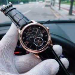 SJ出品 萧邦 Chopard X3 经典大明火珐琅表盘下搭载陀飞轮机芯 尺寸42mm*12mm 净化高清玻璃 头层小牛皮原装针扣 荣获瑞士官方天文台（COSC）认证和享负盛名的“日内瓦印记”（Poinon de Genve）品质徽号 三杰精致推荐男士机械腕表 SJ为你精心设计超真实实物图拍摄