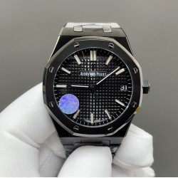 今日推荐爱彼 皇家橡树15500 全黑 41mm 9015机芯 顶级品质 出货实拍✈️