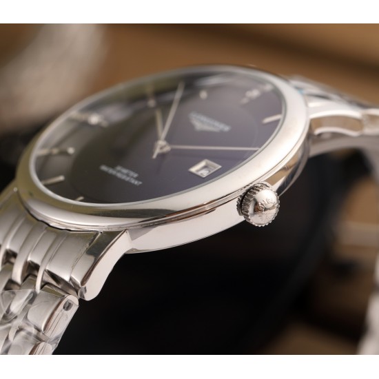 FK-经典款LONGINES浪琴 博雅系列，经典传承，条钉面，纯钢外壳，进口石英机芯，直径31mm厚度6mm，精美做工，完美呈现