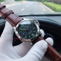 SJ出品 品牌：沛纳海--PANERAI  类型：男士顶级腕表  机芯：全自动机械机芯 表壳：316L精钢表壳 镜面：矿物强化玻璃 皮带：进口真牛皮表带 三杰卓越非凡 尽显男士魅力尺寸：直径44mm 厚度16mm。SJ为你精心打造超真实实物图拍摄 让你超真实实物图体验
