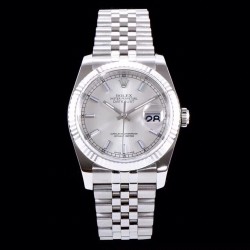 ROLEX 劳力士 DATEJUST 日志型 36mm 系列腕表，表壳表带运用精钢铸造而成，并行代购版DATEJUST，重新定义最高品质的DATEJUST副本[拳头]