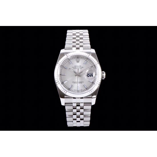 ROLEX 劳力士 DATEJUST 日志型 36mm 系列腕表，表壳表带运用精钢铸造而成，并行代购版DATEJUST，重新定义最高品质的DATEJUST副本[拳头]