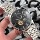 实物拍摄品牌：百达翡丽-PATEK PHILPPE 类型：[酷]男士腕表表壳：316精钢（做工优质）表带：进口小牛皮/316精钢(两种可选)机芯：高级定制全自动机械机芯(走时稳定)材料：高级强化镀膜镜面尺寸：直径40mm 厚度12.5mm