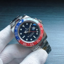 N厂 复刻 ROLEX 劳力士  GMT MASTERⅡ  格林尼治型 116719-BLRO 两地时间腕表 格林尼治2 搭载904L精钢表壳 黑色陶瓷表圈 第二时区刻度电镀18K金 蓝宝石镜面 黑色表盘 蓝色夜光刻度 3285与3186机芯 时针单独调 GMT针在时针表面 折叠保险表扣（有20mm可调） 40mm 三杰精致推荐瑞士男士机械腕表 SJ为你精心挑选超真实实物图拍摄