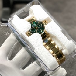 劳力士迪通拿，绿金迪！4130机．N厂出品，出货实拍