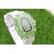 实拍 理查德•米勒清凉夏日最新款RichardMille RM 07-02✨酒桶形表壳由整块绿色由有机玻璃打造而成,配用原装西铁城全自动机芯,顶级橡树表带。尺寸为46mmx32mmx14mm。表壳加工无论从工程还是技术角度都堪称挑战,没有丝毫容错空间。女装腕表以著名的鸡尾酒及其蕴含的精神思潮为灵感。 实拍 理查德•米勒清凉夏日最新款RichardMille RM 07-02✨酒桶形表壳由整块绿色由有机玻璃打造而成,配用原装西铁城全自动机芯,顶级橡树表带。尺寸为46mmx32mmx14mm。表壳加工无论从工程还是技术角度都堪称挑战,没有丝毫容错空间。女装腕表以著名的鸡尾酒及其蕴含的精神思潮为灵感。