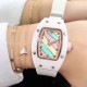 实拍 理查德米勒 RichardMille 糖果棉花糖 最新爆款 bon bon系列最稀有的作品!克服传统工艺打破模式!钟表最受尊敬的技术之一。不是所有人的嫁妆,棉花糖运动曲线和颜色,它们是诱人的。有了理查德米勒,实现了把棉花糖戴在你的手腕上!白色陶瓷加上黄粉绿搪瓷表盘,RM-07柔和的颜色创造了一个组合...甜蜜!糖果店的一次旅行,一个让人难以置信的艺术品。你会戴上它吗? 实拍 理查德米勒 RichardMille 糖果棉花糖 最新爆款 bon bon系列最稀有的作品!克服传统工艺打破模式!钟表最受尊敬的技术之一。不是所有人的嫁妆,棉花糖运动曲线和颜色,它们是诱人的。有了理查德米勒,实现了把棉花糖戴在你的手腕上!白色陶瓷加上黄粉绿搪瓷表盘,RM-07柔和的颜色创造了一个组合...甜蜜!糖果店的一次旅行,一个让人难以置信的艺术品。你会戴上它吗?