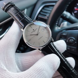 SJ出品 江斯丹顿 Vacheron Constantin L23 精品男士腕表，经典大三针设计，尊贵大气，绅士风范，卓越品质，热卖全城。采用全自动机械机芯，顶级316精钢表壳表带，矿物质超强镜面，尺寸40*12 三杰精致推荐男士机械腕表 SJ为你精心挑选超真实实物图拍摄