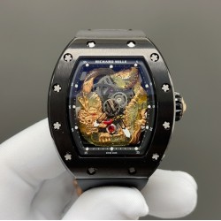 成龙大哥同款Jack Chen Richard Mille 理查德米勒  RM57-03飞龙 在天系列 全球限量8只 贵重来不是你的缺点！ 进口西铁城精准走时机芯，配搭高端橡树胶带、原装折叠扣！！！龙在中国“四大祥兽”，龙是中国等东亚区域古代神话传说中的神异动物，常用来象征祥瑞