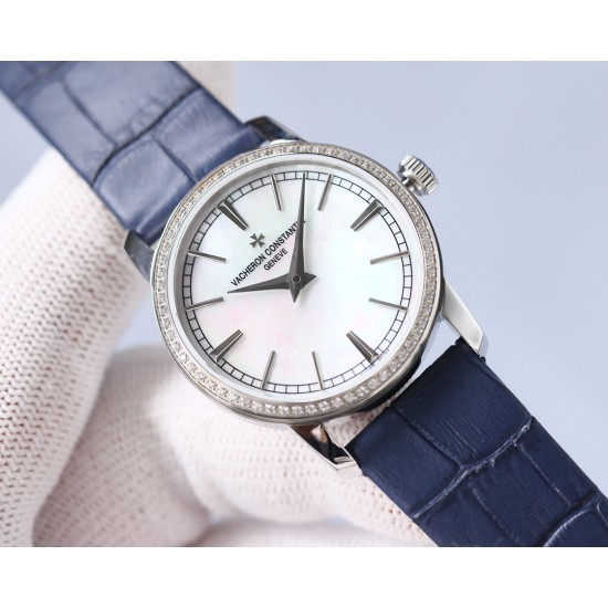 新款!江诗丹顿传袭超薄系列-Vacheron Constantin专为女神打造的,奢华时尚,采用进口316钢表壳,搭配原装进口9015机芯(0返修),天然蓝宝石玻璃镜面,直径33mm,超薄工艺7.8mm,超强防水30米,竹节纹进口小牛皮表带 新款!江诗丹顿传袭超薄系列-Vacheron Constantin专为女神打造的,奢华时尚,采用进口316钢表壳,搭配原装进口9015机芯(0返修),天然蓝宝石玻璃镜面,直径33mm,超薄工艺7.8mm,超强防水30米,竹节纹进口小牛皮表带