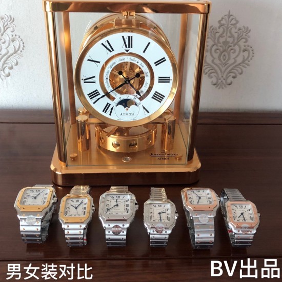 【BV出品】-女装中号 卡地亚新款山度士表壳:316材质表盘:镀银珠光经典罗马字表针:瑞士工艺烧制钢蓝玻璃:瑞士增透白膜/防弦/防手纹AF工艺处理表带:配备人体工力学SmartLink拆卸系统多切面尖晶蓝宝石机芯:MIYOTA-9015(配原版1847MC自动锤) BV正品1:1开模,真正做到可同原版配件互换。配备卡地亚实用两项发明“SmartLink”表链调节装置和“QuickSwitch”表带快速替换装置 【BV出品】-女装中号 卡地亚新款山度士表壳:316材质表盘:镀银珠光经典罗马字表针:瑞士工艺烧制钢蓝玻璃:瑞士增透白膜/防弦/防手纹AF工艺处理表带:配备人体工力学SmartLink拆卸系统多切面尖晶蓝宝石机芯:MIYOTA-9015(配原版1847MC自动锤) BV正品1:1开模,真正做到可同原版配件互换。配备卡地亚实用两项发明“SmartLink”表链调节装置和“QuickSwitch”表带快速替换装置