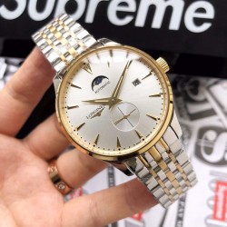 【品牌】浪琴--LONGINES【机芯】全自动机械机芯【表镜】矿物强化玻璃镜面【尺寸】直径40mm 厚度12mm