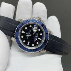 “蓝莓”独家首发劳力士游艇名仕型40系列-①外圈 /秒针/表盘YACHT-MASTER均为蓝莓色；;904精钢表带，每条表带与表耳完美契合，给予手腕最高舒适度；精品，每一个极致的细节都是匠心开发的诚意