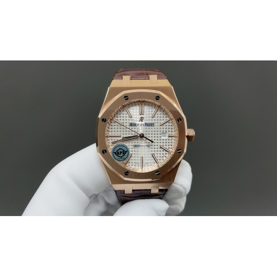 今日推荐爱彼15400 玫瑰金白面 41mm 3120机 顶级品质 出货实拍✈️