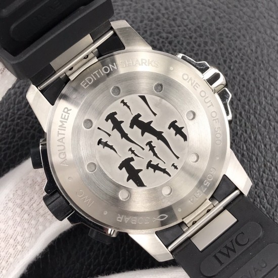 V6f又一神作!IWC 海时洋计 “鲨鱼”特别版内外旋转表圈,44MM表壳,岩灰表色盘,超级双夜色光指针,橡胶按钮,快拆式胶橡表带,细节逐一完美复制! V6f又一神作!IWC 海时洋计 “鲨鱼”特别版内外旋转表圈,44MM表壳,岩灰表色盘,超级双夜色光指针,橡胶按钮,快拆式胶橡表带,细节逐一完美复制!