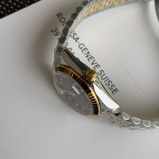 劳力士日志31mm“金灰”色！最靓的颜色搭配！细节！