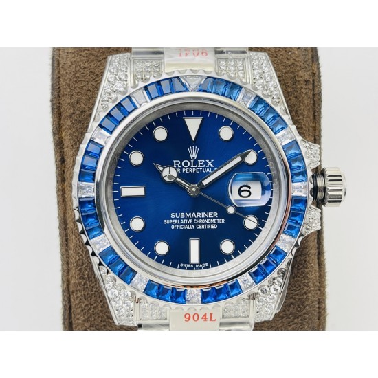 【VRS Factory2022墙裂推荐 市场最高版本】奢华大作,劳力士Rolex SUB潜航者后镶钻定制版!是奢华闪耀与永不退色的融合,更是经典潮流的不二之选!1⃣️【表壳】直径40MM。每一颗钻石/彩宝均来自奥地利(施华洛世奇原产地)经过严格的筛选,确保颜色,大小,火彩统一,专业珠宝镶嵌师精心镶嵌。2⃣️【表带】跟官网同步,904L蚝式钢完美还原坚固耐用的优良血统,效果可媲美原装。3⃣️【机芯】采用复刻界的机芯之王——搭配3135自动上旋机芯。VRS Factory匠心力作 敬请各路表友品鉴! 【VRS Factory2022墙裂推荐 市场最高版本】奢华大作,劳力士Rolex SUB潜航者后镶钻定制版!是奢华闪耀与永不退色的融合,更是经典潮流的不二之选!1⃣️【表壳】直径40MM。每一颗钻石/彩宝均来自奥地利(施华洛世奇原产地)经过严格的筛选,确保颜色,大小,火彩统一,专业珠宝镶嵌师精心镶嵌。2⃣️【表带】跟官网同步,904L蚝式钢完美还原坚固耐用的优良血统,效果可媲美原装。3⃣️【机芯】采用复刻界的机芯之王——搭配3135自动上旋机芯。VRS Factory匠心力作 敬请各路表友品鉴!