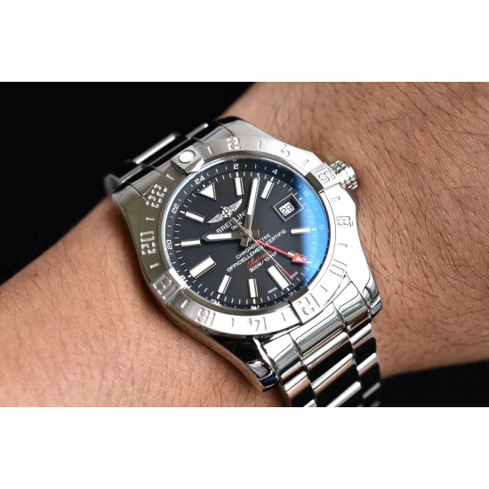 百年灵复仇者二代世界时间腕表(Avenger II GMT)凭借其超级实用的24小时第二时区显示功能脱颖而出,结合双向旋转表圈更可读取第三时区时间。与正品一比一复刻超级坚固的真正瑞士进口316L精钢表壳配备侧面加固防护装置(表壳直径43mm,厚度12.2mm),GF承诺每一块表都做到100%三度防水测试,搭载性能稳定的海鸥2836自动上弦机械机芯。经防滑设计的坚固表冠可提供便捷高效的功能调校。GF精品在此,你还在犹豫什么? 百年灵复仇者二代世界时间腕表(Avenger II GMT)凭借其超级实用的24小时第二时区显示功能脱颖而出,结合双向旋转表圈更可读取第三时区时间。与正品一比一复刻超级坚固的真正瑞士进口316L精钢表壳配备侧面加固防护装置(表壳直径43mm,厚度12.2mm),GF承诺每一块表都做到100%三度防水测试,搭载性能稳定的海鸥2836自动上弦机械机芯。经防滑设计的坚固表冠可提供便捷高效的功能调校。GF精品在此,你还在犹豫什么?