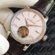 积家 大师系列 5082420(全自动真陀飞轮)2017日内瓦钟表全新推出积家Tourbillon陀飞轮系列腕表 这枚陀飞轮具有优雅的外观和精湛的工艺 表径42m 透过蓝宝石水晶玻璃底盖可一览积家全自动真陀飞轮机械机芯的律动之美 机芯以每一个28800次振频运转 积家 大师系列 5082420(全自动真陀飞轮)2017日内瓦钟表全新推出积家Tourbillon陀飞轮系列腕表 这枚陀飞轮具有优雅的外观和精湛的工艺 表径42m 透过蓝宝石水晶玻璃底盖可一览积家全自动真陀飞轮机械机芯的律动之美 机芯以每一个28800次振频运转