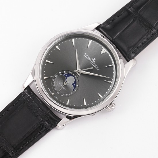 【GF豪华高配版】积家月相大师系列正装男表Q1368420.(表壳直径39mm,厚度9.9mm)【月相盘】CNC精雕成型(非贴片)相似度高达98%!【机芯】原装开模复刻Cal.925/1一体机芯,GF不忘初心,每一只机芯出厂前都经过一系列严格测试筛选! 【GF豪华高配版】积家月相大师系列正装男表Q1368420.(表壳直径39mm,厚度9.9mm)【月相盘】CNC精雕成型(非贴片)相似度高达98%!【机芯】原装开模复刻Cal.925/1一体机芯,GF不忘初心,每一只机芯出厂前都经过一系列严格测试筛选!