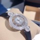 萧邦-Chopard,Happy Diamonds 快乐钻系列!瑞士ETA石英机芯,双层蓝宝石玻璃进口表带分别:有鸵鸟纹、原纹、娟丝带可供选择!尺寸约28mm、厚度约7mm 萧邦-Chopard,Happy Diamonds 快乐钻系列!瑞士ETA石英机芯,双层蓝宝石玻璃进口表带分别:有鸵鸟纹、原纹、娟丝带可供选择!尺寸约28mm、厚度约7mm