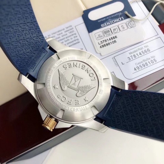 LONGINES 浪琴 新款陶瓷圈康卡斯潜水运动系列 男士自动机械腕表 尺寸41mm!打磨工艺高超。陶瓷表圈高级质感,刻度的立体感和倒角细节两不误。超强夜光效果 匠心之作 ! LONGINES 浪琴 新款陶瓷圈康卡斯潜水运动系列 男士自动机械腕表 尺寸41mm!打磨工艺高超。陶瓷表圈高级质感,刻度的立体感和倒角细节两不误。超强夜光效果 匠心之作 !