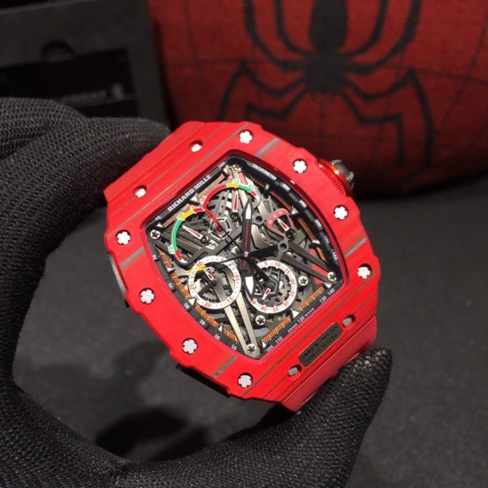 理查德米勒 Richard Mille⌚️碳纤维壳43*50毫米 一如既往防水胶带配原装折叠扣极具个性与夸张的表壳表盘设计只为遇见个性独特的你 一如既往的酷 理查德米勒 Richard Mille⌚️碳纤维壳43*50毫米 一如既往防水胶带配原装折叠扣极具个性与夸张的表壳表盘设计只为遇见个性独特的你 一如既往的酷