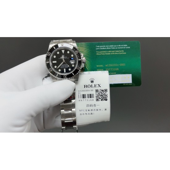 今日推荐劳力士 黑水鬼 配NFC芯片感应保卡 四码合一 41mm 3235机 顶级品质 出货实拍✈️