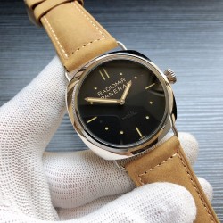 品牌：沛纳海--PANERAI  系列：PAM00425 类型：男士顶级腕表  机芯：全自‮机动‬械机芯 表壳：316L精‮表钢‬壳 镜面：矿‮强物‬化玻璃 皮带：进口真牛皮表带 三杰卓‮非越‬凡 尽显男士魅‮尺力‬寸：直径44mm 厚度16mm。