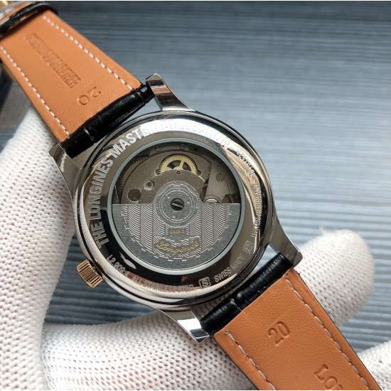2019浪琴官网新品v2版本浪琴 LONGINES L33 名匠系列月相 市场上唯一一家官方1:1复刻版本，不惜成本[强]升级瑞机壳套字面，原装月相，区别市场普通版本 配置全自动机械机芯，316L精钢，蓝宝石镜面，尺寸39.5mm专柜同步，SJ出品让表又再次刷新高性价比的购表体验