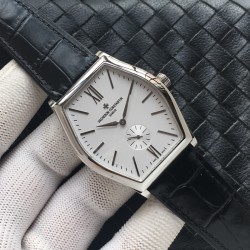 台湾A厂出品 顶级复刻 VC江诗丹顿马耳他系列  82230/000R-9716腕表 装置原装4400AS手动上链机芯 十字卜蓝宝玻璃  专柜表径:36.7*47.6  厚度:9.1mm 进口意大利小牛皮表带 采用316精钢制作表壳 工艺完美1:1复刻 值得一戴(实力拍，实拍无P图)