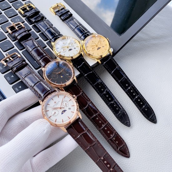 PP最新款式 百达翡丽Patek Philippe 搭配进口9100多功能机芯(零返修)功能(24小时,星期,星辰,月份)进口316精钢!搭配意大利进口小牛皮!原装折叠扣!尺寸42mm。耐磨防刮蓝宝石玻璃!超强防水50米!简约而不简单!百达翡丽,你值得拥有! PP最新款式 百达翡丽Patek Philippe 搭配进口9100多功能机芯(零返修)功能(24小时,星期,星辰,月份)进口316精钢!搭配意大利进口小牛皮!原装折叠扣!尺寸42mm。耐磨防刮蓝宝石玻璃!超强防水50米!简约而不简单!百达翡丽,你值得拥有!