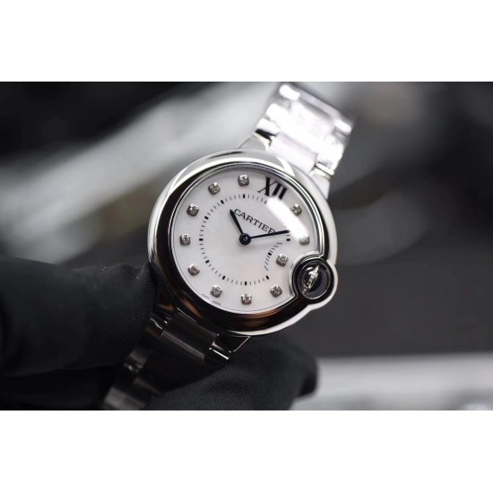 【V6出品】卡地亚 蓝气球 瑞士石英 33MM