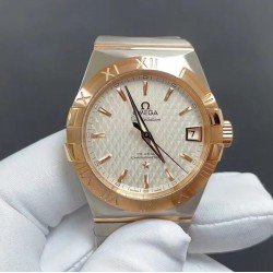 OMEGA 欧米茄 星座系列 尺寸38MM，搭载8500同轴机芯 3字位窗口 性价比首选 欢迎品鉴！