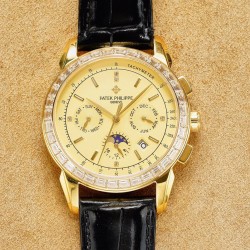 高端系列！2019新款 百达翡丽 （实拍图）Patek   Philippe 贵族的艺术品！搭配进口9100多功能机芯（0返修）功能（24小时,星期，星辰，月份）进口316精钢！搭配意大利进口小牛皮！原装折叠扣！尺寸42mm。耐磨防刮蓝宝石玻璃！超强防水50米！简约而不简单！你永远无法拥有一块百达翡丽，你只是在替你的后代保管他.  (  慎重承诺 ： 产品实物光泽手感更佳精湛  字盘刻度栩栩如生  壳套工艺都是宗师级别轻身检验 加上新时代机器高技锻造  上手震撼尊贵非凡。你值得拥有！