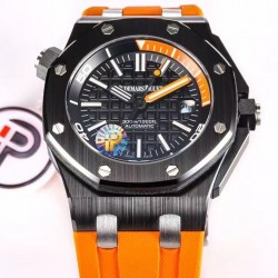 AP 爱彼 皇家橡树离岸型系列（AUDEMARS PIGUET ROYAL OAK OFFSHORE）15706AU.OO.A002CA.01腕表，搭载订制Cal.3120自动机械机芯 双面蓝宝石 碳纤维壳套 黑色陶瓷把头 42mm