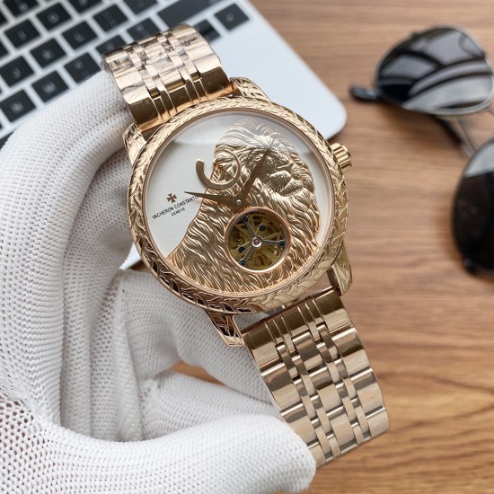 实物拍摄江诗丹顿-Vacheron Constanti阁楼工匠独一无二版 森林狮子王—生猛袭来 !再创火爆奇迹!全新陀飞轮运转一目了然 机械夹板机芯 实为天赋之作!【机芯】全自动机械机芯【表带】进口小牛皮带/316精钢钢带【表扣】原装自动按扣 【镜面】高硬度矿物质水晶玻璃 【直径】直径:44mm15mm 实物拍摄江诗丹顿-Vacheron Constanti阁楼工匠独一无二版 森林狮子王—生猛袭来 !再创火爆奇迹!全新陀飞轮运转一目了然 机械夹板机芯 实为天赋之作!【机芯】全自动机械机芯【表带】进口小牛皮带/316精钢钢带【表扣】原装自动按扣 【镜面】高硬度矿物质水晶玻璃 【直径】直径:44mm15mm