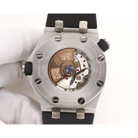 爱彼 Audemars Piguet    AP 皇家橡树离岸型 15710系列  X43 采用莫桑钻圈口 一表一码，二码合一，配送检验证书，联网可查询，国检机构  真正的物美价廉 搭配进口3120机械机芯  904L精钢表壳，进口橡胶表带，防眩光水晶蓝宝石玻璃镜面，尺寸：42mm 14mm[礼物][礼物]五星推荐，自留，送礼，首选