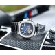 百达翡丽-Patek Philipp运动系列鹦鹉螺系列顶级多功能男士腕表 GD原版 专注西铁城新机 最大限还原正品 搭载零返修全新日本原装西铁城82S7自动机械机芯 百达翡logo独立小L精钢表壳CNC顶级工艺 防刮蓝宝石玻璃 真牛皮表带配原装表扣或精钢表链可选 [玫瑰][玫瑰][玫瑰]尺寸：43/11.5mm