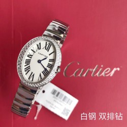 Baignoire腕表❤️卡地亚浴缸系列，小号表款，进口瑞士石英机芯。316L精钢表壳表扣。剑形蓝钢指针。蓝宝石水晶镜面。316L精钢弧形表带，小号尺寸（长度：32毫米，宽度：25毫米。）