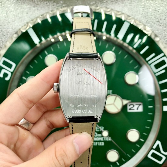 法兰克 穆勒(Franck Muller)⌚️55*42*13mm ️全自动机械机芯双面小牛皮原装针扣酒桶形拱桥状精丝拉砂壳个性 时尚 前卫 一如既往的酷 法兰克 穆勒(Franck Muller)⌚️55*42*13mm ️全自动机械机芯双面小牛皮原装针扣酒桶形拱桥状精丝拉砂壳个性 时尚 前卫 一如既往的酷