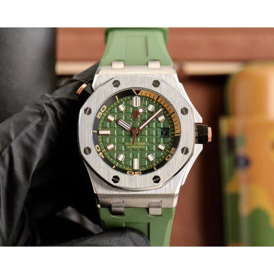 AP 爱彼 Audemars Piguet 皇家橡树离岸型 男士机械腕表 尺寸42mm 搭配复刻⌚️原装Cal.3️⃣1️⃣2️⃣0️⃣全自动机械机芯 反炫光处理蓝宝石 水晶玻璃 采用进口316精钢表壳 搭配进口橡胶表带(头层小牛皮)原装针扣 硬汉必备神器 经过多道工序的打磨和磨砂处理,终把爱彼特有的八角型表圈表达出棱角分明的线条,爱彼入门级腕表强烈推荐!把最精至的腕表呈现给各位腕表爱好者,随机送原装表带一副!!! AP 爱彼 Audemars Piguet 皇家橡树离岸型 男士机械腕表 尺寸42mm 搭配复刻⌚️原装Cal.3️⃣1️⃣2️⃣0️⃣全自动机械机芯 反炫光处理蓝宝石 水晶玻璃 采用进口316精钢表壳 搭配进口橡胶表带(头层小牛皮)原装针扣 硬汉必备神器 经过多道工序的打磨和磨砂处理,终把爱彼特有的八角型表圈表达出棱角分明的线条,爱彼入门级腕表强烈推荐!把最精至的腕表呈现给各位腕表爱好者,随机送原装表带一副!!!