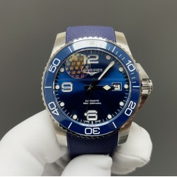 今日推荐AF 浪琴 康卡斯 41mm 银壳蓝色2824机械机芯 顶级品质 出货实拍✈️