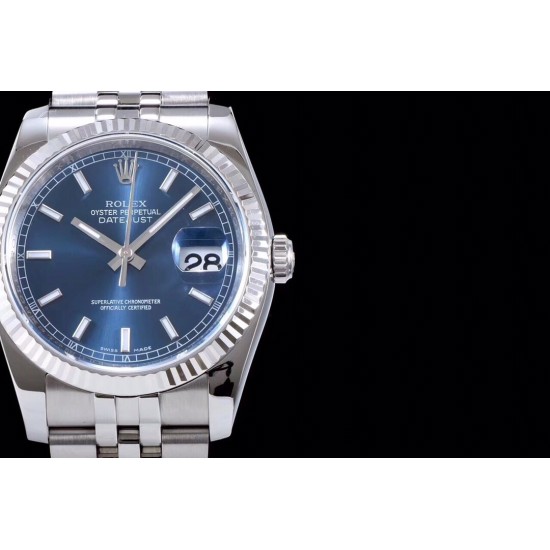 ROLEX 劳力士 DATEJUST 日志型 36mm 系列腕表，表壳表带运用精钢铸造而成，并行代购版DATEJUST，重新定义最高品质的DATEJUST副本[拳头]