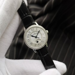 实拍 MG荣誉出品 业内最小尺寸自动机械表 积家约会29mm  打破没有小尺寸机械的现状，这个春天，愿你有一个美好的约会，机芯:ZP既视感 超立体 表带:意大利小牛皮 表扣:原装折叠扣。