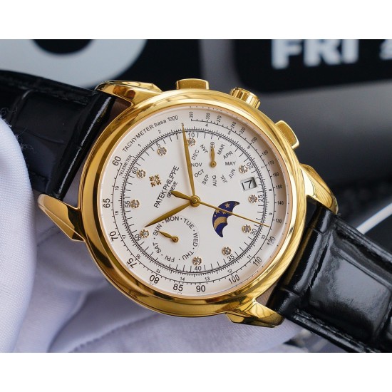 新款 百达翡丽 (实拍图)Patek Philippe 贵族的艺术品!搭配进口9100多功能机芯(0返修)功能(24小时,星期,星辰,月份)进口316精钢!搭配意大利进口小牛皮!原装折叠扣!尺寸42mm。耐磨防刮蓝宝石玻璃!超强防水50米!简约而不简单!你永远无法拥有一块百达翡丽,你只是在替你的后代保管他. ( 慎重承诺 : 产品实物光泽手感更佳精湛 字盘刻度栩栩如生 壳套工艺都是宗师级别轻身检验 加上新时代机器高技锻造 上手震撼尊贵非凡。你值得拥有!⚠️请认准独家品质 新款 百达翡丽 (实拍图)Patek Philippe 贵族的艺术品!搭配进口9100多功能机芯(0返修)功能(24小时,星期,星辰,月份)进口316精钢!搭配意大利进口小牛皮!原装折叠扣!尺寸42mm。耐磨防刮蓝宝石玻璃!超强防水50米!简约而不简单!你永远无法拥有一块百达翡丽,你只是在替你的后代保管他. ( 慎重承诺 : 产品实物光泽手感更佳精湛 字盘刻度栩栩如生 壳套工艺都是宗师级别轻身检验 加上新时代机器高技锻造 上手震撼尊贵非凡。你值得拥有!⚠️请认准独家品质