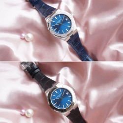 ★实拍 女神推荐款【Vacheron Constantin江诗丹顿】纵横四海系列OVERSEAS女款小号型【表壳】表径3610.8mm   质感细腻大方 84颗圆形切割施华洛水钻璀璨夺目  蓝宝石镜面永不刮花【表盘】大三针的设计 简约大方 旭日纹缎面拉丝的工艺处理 深邃优雅 18k金时标均带白色夜光涂层【机芯】CITIZEN8系列改Cal.5300机芯（机芯稳定零返修 ）后原装18k纳米镀金质摆陀【表带扣】半马其他十字三片折叠式表扣 进口牛皮表带越欣赏 越懂欣赏